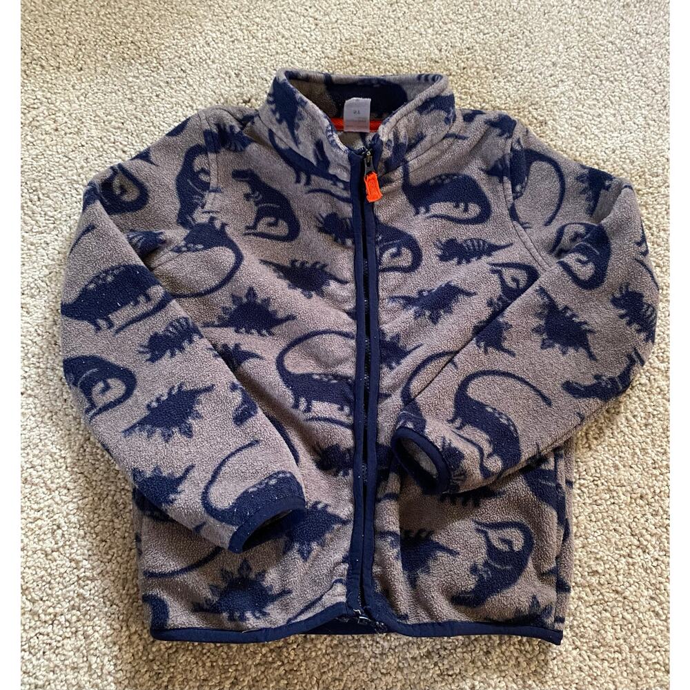 Simple Joys by Carter’s Dinosaur Print Fleece Jacket Toddler Boys 5T